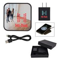 #2473 Dynamic Duo Wireless Charger And Adapter Gift Set