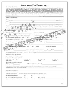 Application for Employment (401C)