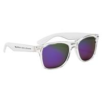 #6207 Crystalline Mirrored Malibu Sunglasses