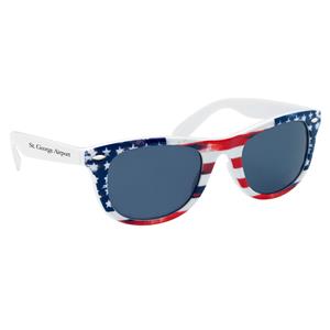 #6214 Patriotic Malibu Sunglasses