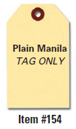 Manila Key Tag (Plain-154)