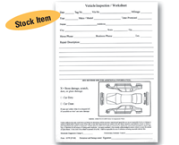Vehicle Inspection Worksheet