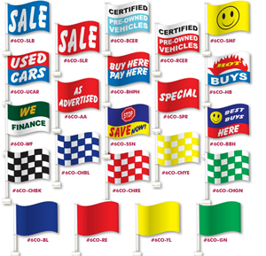 BEST Supreme 11-1/2 x 14-1/2 Clip-On Flags