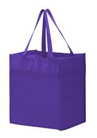 HEAVY DUTY NON-WOVEN GROCERY TOTE BAG WITH POLY BOARD INSERT- 1 COLOR IMPRINT, 1 SIDE