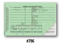 Used Car Inventory Card